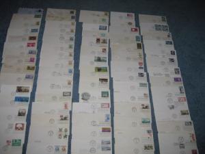 LARGE FDC COLLECTION, 1930'S ON