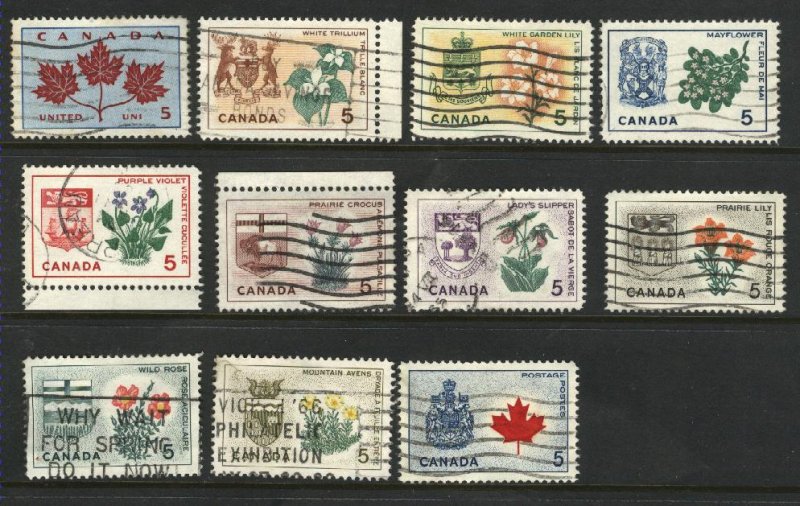 Can #417-22,424-26,428-29A  u   VF 1964 PD