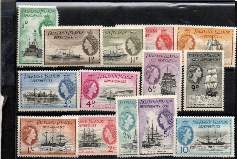 Falkland Is. Dependencies 1L19-1L32 Mint never hinged Short set