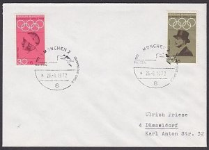 GERMANY 1972 Olympic Games cover special pmK HORSE JUMPING.................A2973