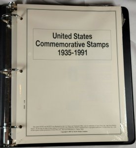 THE HERITAGE COLLECTION, UNITED STATES COMMEMORATIVE STAMPS 1935-1991