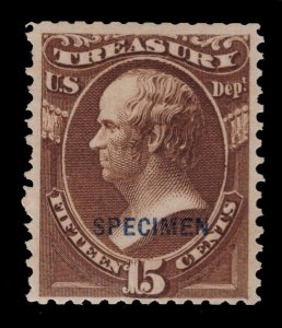 MOMEN: US STAMPS #O79S OFFICIAL SPECIMEN SCARCE $1,600 LOT #85031*