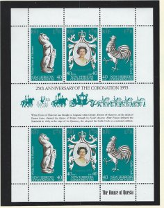 New Hebrides British sheetlet mnh  sc 258