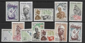 Dahomey 160-71  1963 set  12 VF  NH