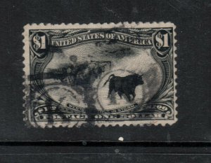 USA #292 Used Fine With Oval Duplex Cancel