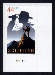 US #4472 Boy Scouts of America Plate # Single, MNH (0.90)