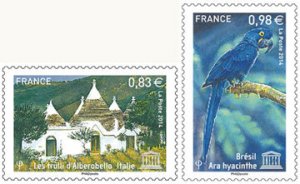 Scott #2o73-4 Unesco MNH