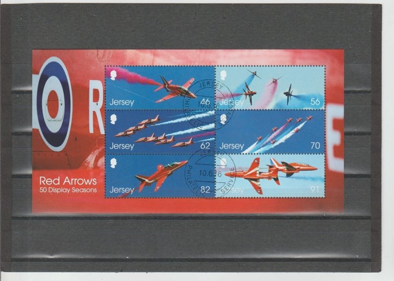 Jersey  Scott#  1774a  CTO  S/S  (2014 Royal Air Force Red Arrows)