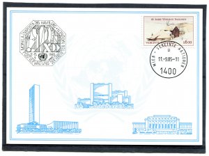 Vienna 1987 UNITED NATIONS Special postmark