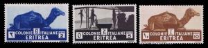 1934 ERITREA #158-160 COMMEMORATIVES - MOGH - VF - CV$11.00 (ESP#1034)