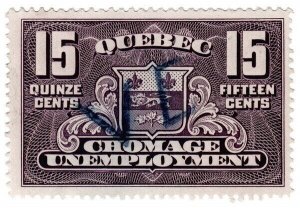 (I.B) Canada Revenue : Quebec Unemployment Tax 15c