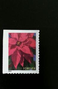 2014 46c Poinsettia, America's Christmas Flower Scott 4816b Mint F/VF NH