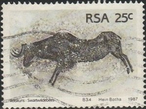 South Africa, #696,  Used  from 1987,  CV-$0.80