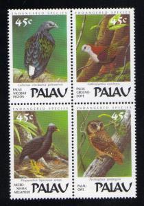 Palau #207a mint, birds