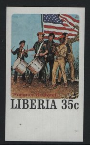 LIBERIA, 857f  MNH IMPERF,  SCOUTING, NORMAN ROCKWELL