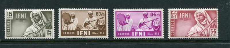 Ifni #57-8,B13-4 Mint