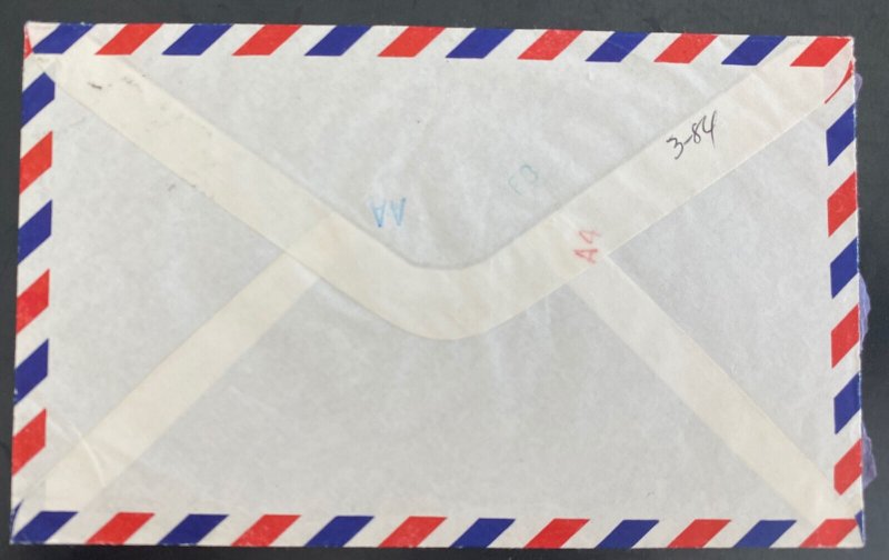 1984 Hong Kong Airmail Cover To Seattle Wa USA