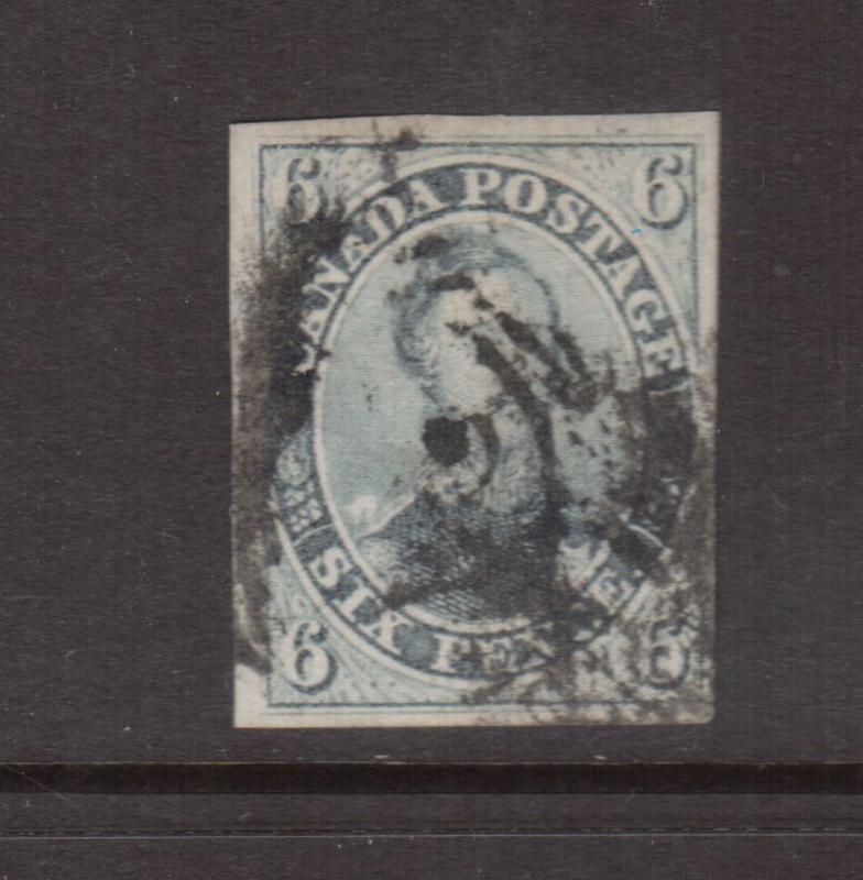 Canada #5b Used Greenish Grey Shade **With Certificate**