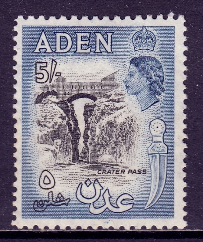 Aden - Scott #58A - MH - Gum bump - SCV $9.50