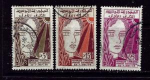 Tunisia 325-27 Used 1958 Partial set