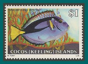 Cocos 1979 Surgeonfish, MNH 49,SG46