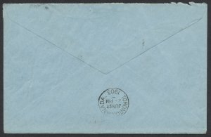 1903 RPO Postmark Brantford & Goderich RyPO/. On 2c Numeral Cover to Toronto