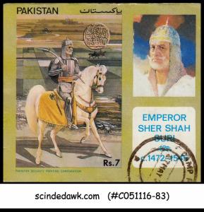 PAKISTAN - 1991 Emperor SHER SHAH SURI - Souvenir sheet - USED