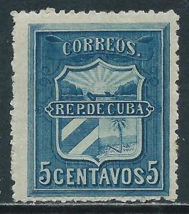 Cuba, Unissued 5c, MH
