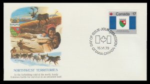 CANADA 1979 FDC. SCOTT # 831. NORTHWEST TERRITORIES.