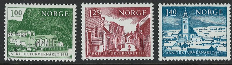 Norway Scott 651-653 MNH! 