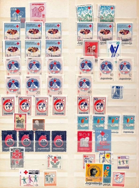 Yugoslavia BOB Red X Olympics M&U Collection Appx 200 Items (Go 602