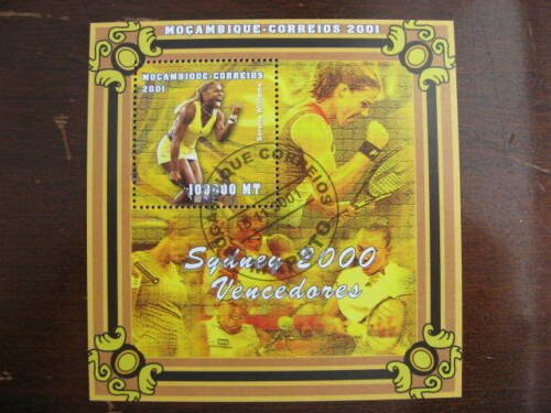 Sydney 2000 Olympics 11 used souvenir sheets Mozambique Sc 1423-33 