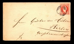 Austria 1870s 5KR Stationery Used to Berlin - L11319