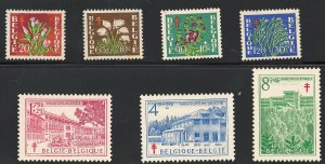 Belgium Stamps # B485-91 MNH VF Scott Value $52.00