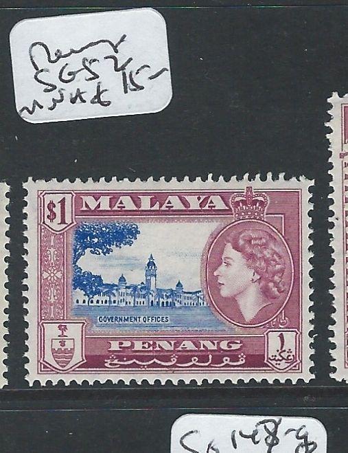 MALAYA PENANG (P0410B) QEII  SG52 MNH