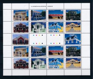 [NAV1487] Netherlands Antilles Antillen 2004 Houses Mensions Miniature Sheet MNH