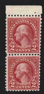 U.S Scott 579 pair og/nh