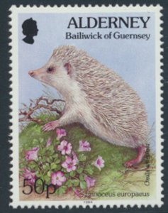 Alderney  SG A75  SC# 85  Hedgehog  MNH  see scan