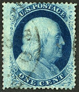 U.S. #24 USED CREASE