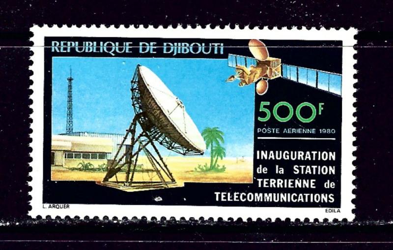 Djibouti C137 MNH 1980 Satellite Earth Station