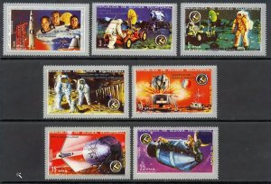 Equatorial Guinea 1972 SPACE APOLLO 15 Set Perforated Mint (NH)