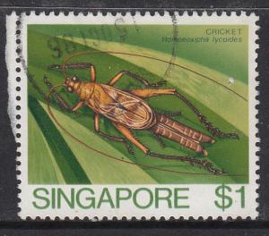 Singapore 1985 Sc 461 Insect $1 Used