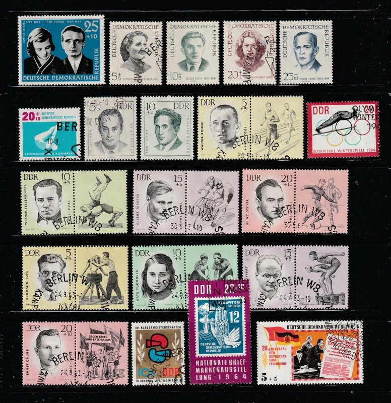 Germany DDR Collection K - 4 Scans - All the stamps are in the scans.