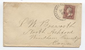 1860s Portsmouth Grove RI #65 cover 4-year DPO [4619.25]