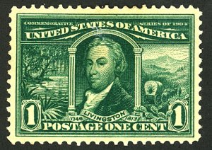 U.S. #323 MINT OG HR THIN