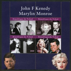 John F. Kennedy and Marilyn Monroe sheet