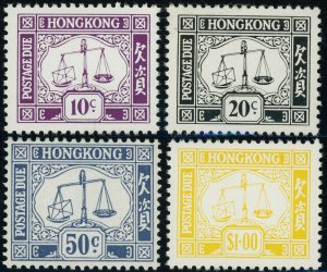 HONG KONG #J22-J22C Postage Due Stamp Collection British Commonwealth Mint NH