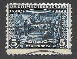 US Cat # 550, Pilgrims, Used*-