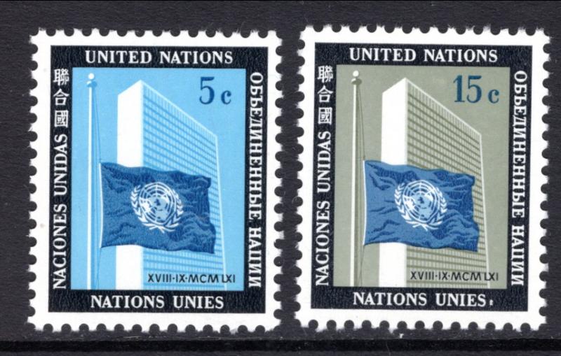 UN New York 108-109 MNH VF