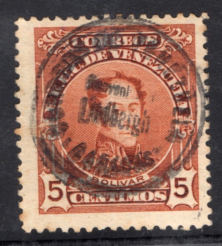 Venezuela Lindbergh cancel 30 January 1928 Scarce Air mail postal history stamp 